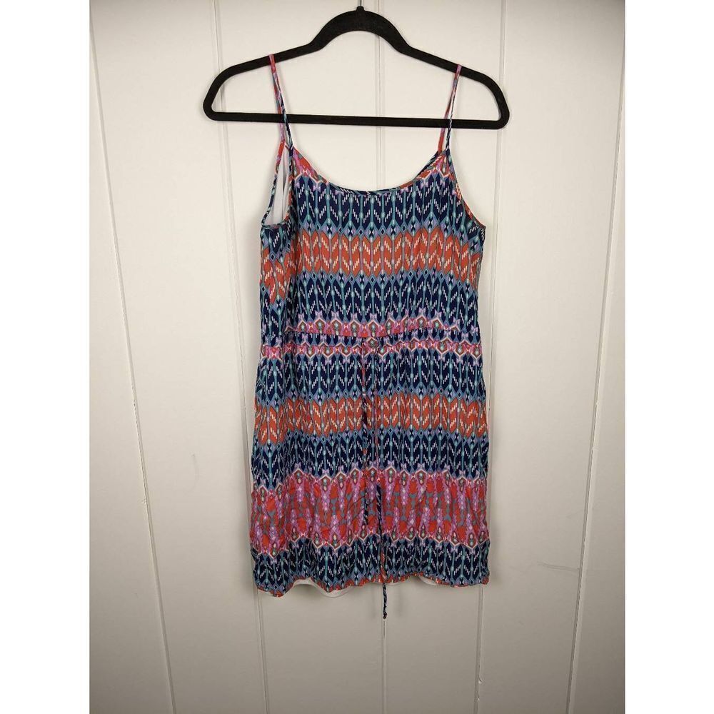 Stitch Fix Pixley Women’s Multicolor Geometric Print Summer Mini Tank Dress Size